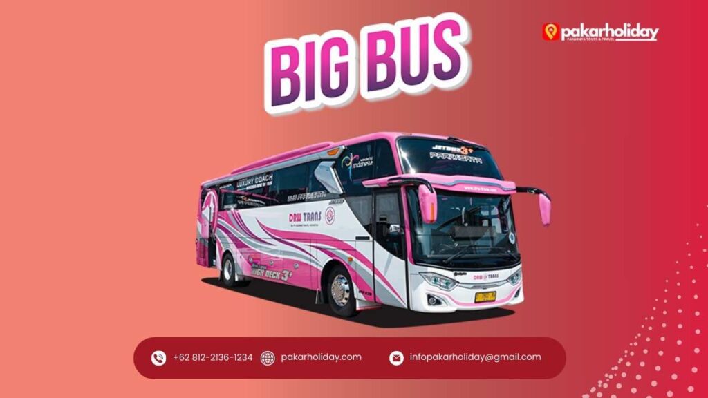 Sewa Bus Pariwisata di Cimahi, Subang, Sumedang, Garut